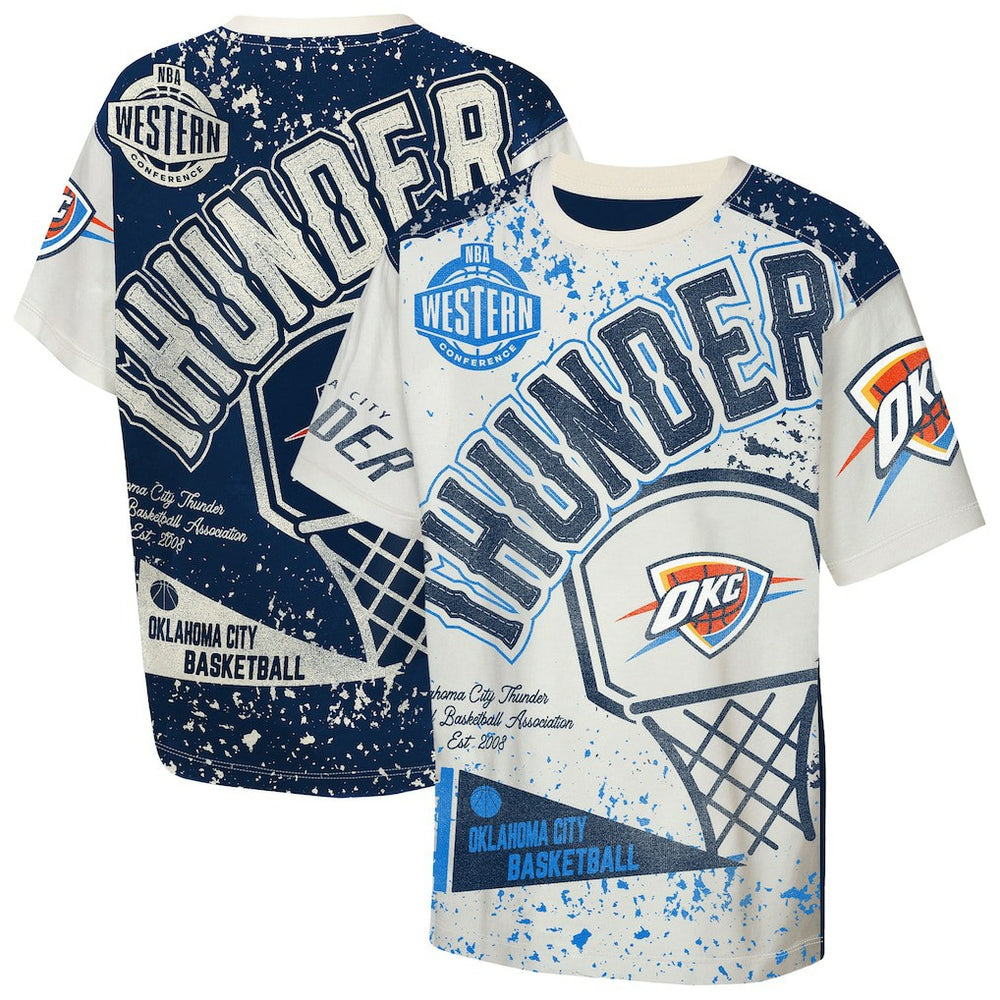 Oklahoma City Thunder Outerstuff Youth Top Player All-Over-Print T-Shirt