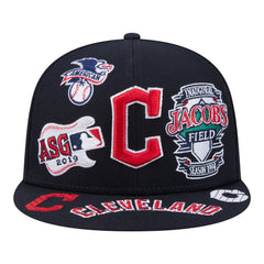 Navy Cleveland Guardians New Era All Over 59FIFTY Fitted Hat