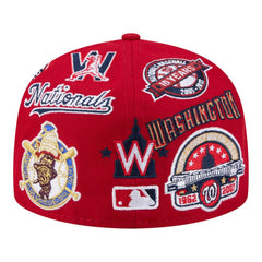 Red Washington Nationals New Era All Over 59FIFTY Fitted Hat