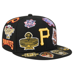 Black Pittsburgh Pirates New Era All Over 59FIFTY Fitted Hat