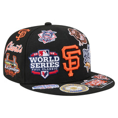 Black San Francisco Giants New Era All Over 59FIFTY Fitted Hat