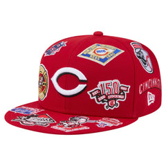 Red Cincinnati Reds New Era All Over 59FIFTY Fitted Hat