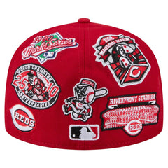 Red Cincinnati Reds New Era All Over 59FIFTY Fitted Hat