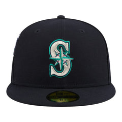 Navy Seattle Mariners New Era Hidden Hit 59FIFTY Fitted Hat