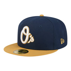 Navy/Khaki Baltimore Orioles New Era Two-Tone Color Pack 59FIFTY Fitted Hat