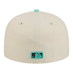 Light Beige/Turquoise Athletics New Era Two-Tone Color Pack 59FIFTY Fitted Hat