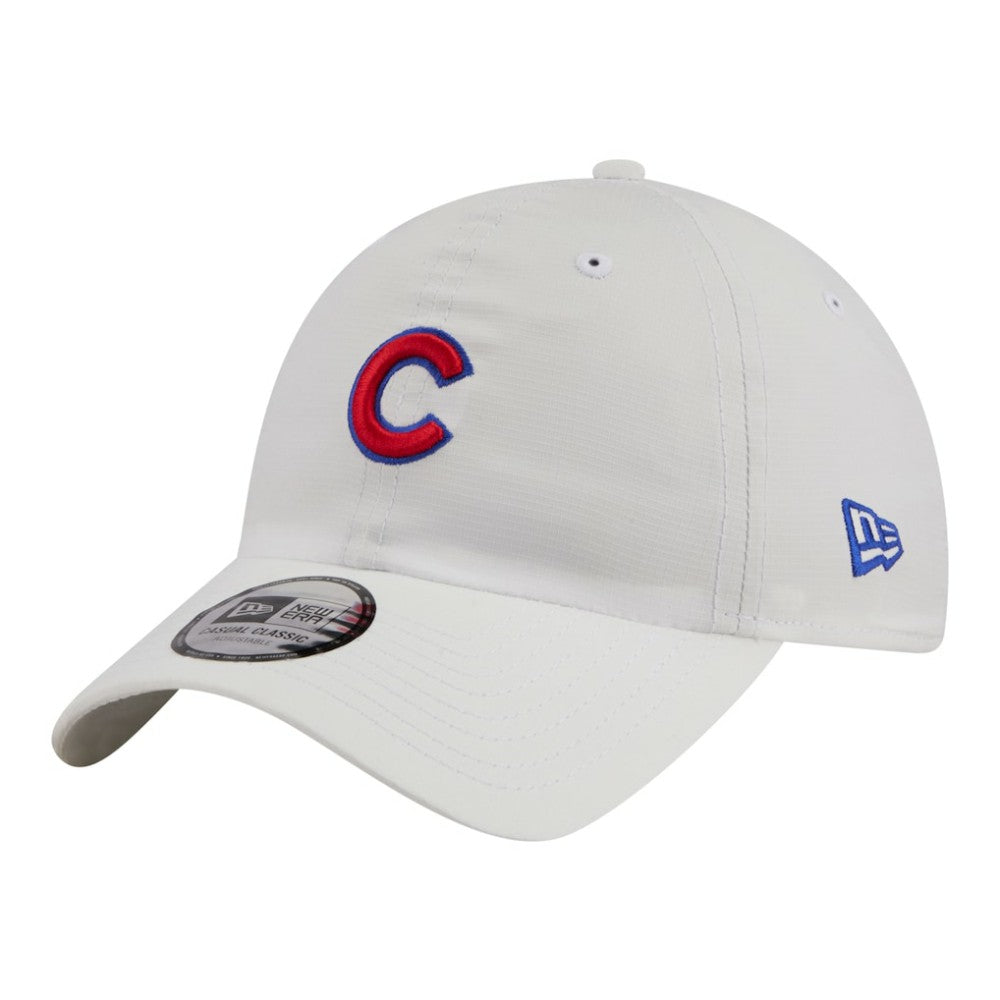 White Chicago Cubs New Era Ripstop Casual Classic Adjustable Hat