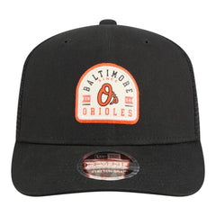 Black Baltimore Orioles New Era Alternate Logo Contest 9SEVENTY Adjustable Trucker Hat
