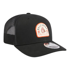 Black Baltimore Orioles New Era Alternate Logo Contest 9SEVENTY Adjustable Trucker Hat