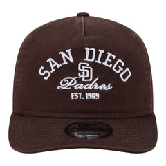 Brown San Diego Padres New Era Stacked 19TWENTY Adjustable Hat