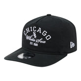 Black Chicago White Sox New Era Stacked 19TWENTY Adjustable Hat