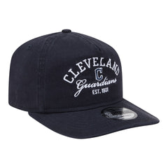 Navy Cleveland Guardians New Era Stacked 19TWENTY Adjustable Hat