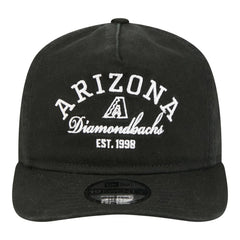 Black Arizona Diamondbacks New Era Stacked 19TWENTY Adjustable Hat