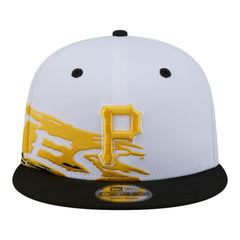 White Pittsburgh Pirates New Era Swept 9FIFTY Snapback Hat