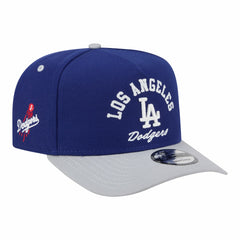 Royal/Gray Los Angeles Dodgers New Era Arched A-Frame 9FIFTY Adjustable Hat