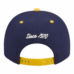 Navy/Gold Milwaukee Brewers New Era Arched A-Frame 9FIFTY Adjustable Hat