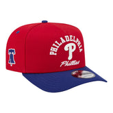 Red/Royal Philadelphia Phillies New Era Arched A-Frame 9FIFTY Adjustable Hat