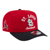 Red/Navy St. Louis Cardinals New Era Arched A-Frame 9FIFTY Adjustable Hat