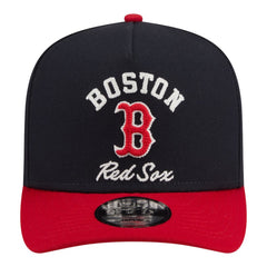 Navy/Red Boston Red Sox New Era Arched A-Frame 9FIFTY Adjustable Hat