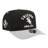 Black Chicago White Sox New Era Arched A-Frame 9FIFTY Adjustable Hat