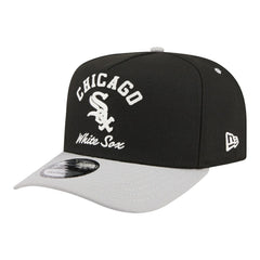 Black Chicago White Sox New Era Arched A-Frame 9FIFTY Adjustable Hat