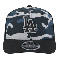 Black Los Angeles Dodgers New Era Tonal Camo 9SEVENTY Stretch-Snap Hat