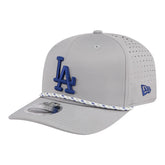 Gray Los Angeles Dodgers New Era Sport Rope 9SEVENTY Adjustable Hat