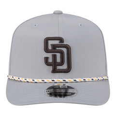 Gray San Diego Padres New Era Sport Rope 9SEVENTY Adjustable Hat