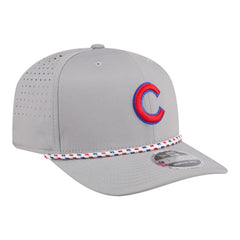 Gray Chicago Cubs New Era Sport Rope 9SEVENTY Adjustable Hat