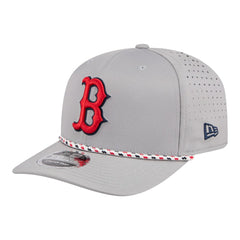 Gray Boston Red Sox New Era Sport Rope 9SEVENTY Adjustable Hat