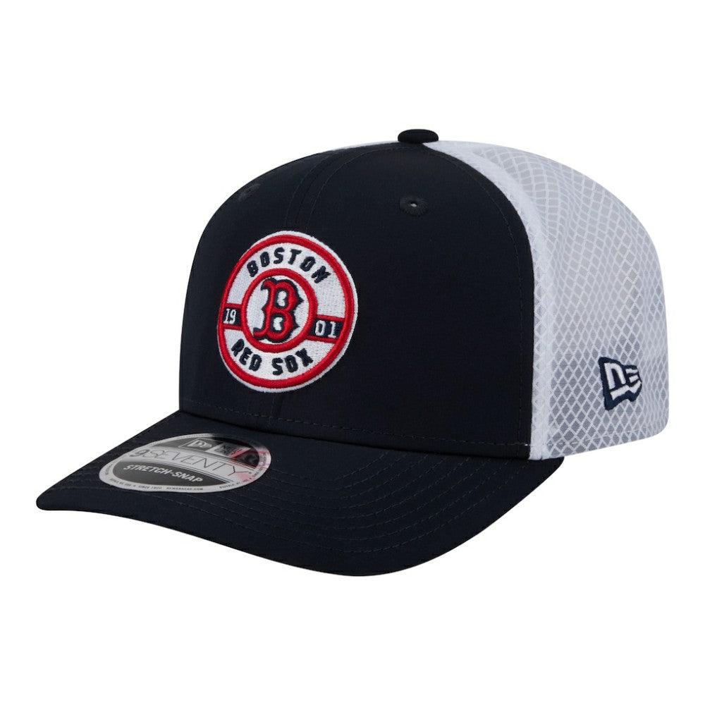 Navy Boston Red Sox New Era Active 9SEVENTY Adjustable Trucker Hat