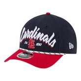 Navy/Red St. Louis Cardinals New Era Team Loyal 9FORTY M-Crown Adjustable Hat