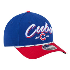 Royal/Red Chicago Cubs New Era Team Loyal 9FORTY M-Crown Adjustable Hat