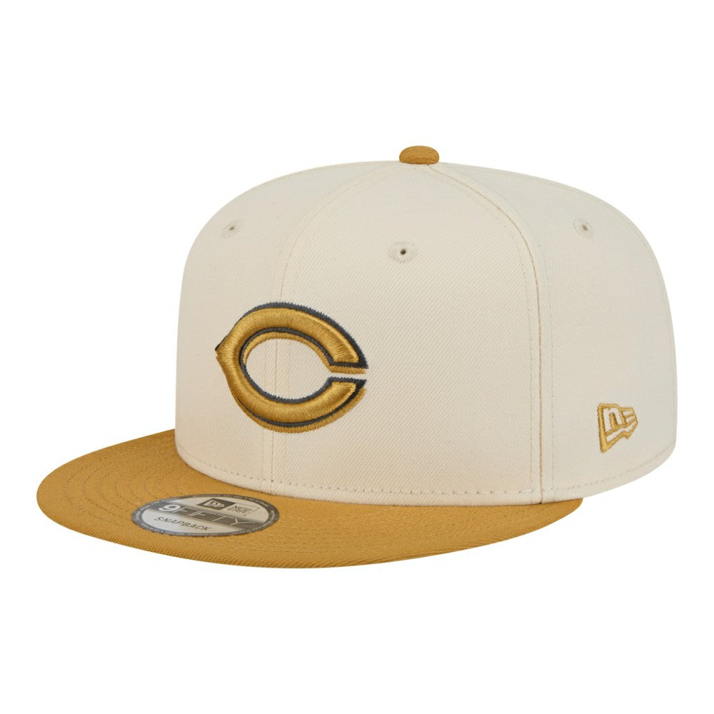 Light Beige/Khaki Cincinnati Reds New Era 2-Tone Color Pack 9FIFTY Snapback Hat