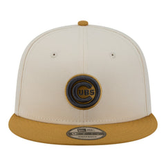 Light Beige/Khaki Chicago Cubs New Era 2-Tone Color Pack 9FIFTY Snapback Hat