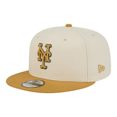 Light Beige/Khaki New York Mets New Era Two-Tone Color Pack 9FIFTY Snapback Hat