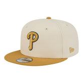 Light Beige/Khaki Philadelphia Phillies New Era Two-Tone Color Pack 9FIFTY Snapback Hat