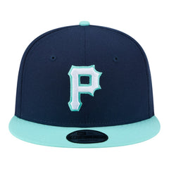 Navy/Turquoise Pittsburgh Pirates New Era Two-Tone Color Pack 9FIFTY Snapback Hat