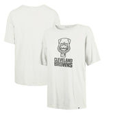 '47 Women's Dawg Pound XL Premier Sadie Oversized T-Shirt - Cleveland Browns T-shirts
