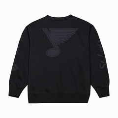 NHL St. Louis Blues Mitchell & Ness Phantom Fleece Crew Neck Sweatshirt