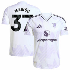 Kobbie Mainoo Manchester United 2025/26 Away Player Jersey