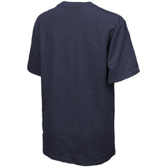 Navy Detroit Tigers Majestic Threads Women's Oversized First Base T-Shirt