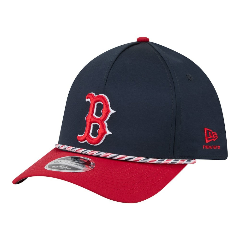 Navy/Red Boston Red Sox New Era Rope M-Crown A-Frame 39THIRTY Flex Hat