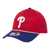 Red/Royal Philadelphia Phillies New Era Rope M-Crown A-Frame 39THIRTY Flex Hat