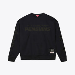 NHL Pittsburgh Penguins Mitchell & Ness Unisex Phantom Fleece Crew Neck Sweatshirt