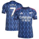 Bukayo Saka Arsenal 2025/26 Away Replica Player Jersey