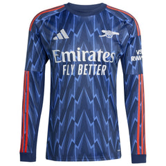 Bukayo Saka Arsenal 2025/26 Away Replica Long Sleeve Player Jersey