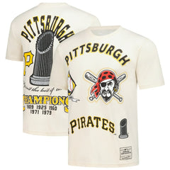 Cream Pittsburgh Pirates Mitchell & Ness Legacy Defined T-Shirt