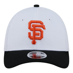 White/Black San Francisco Giants New Era Youth Baseball 39THIRTY M-Crown Flex Hat