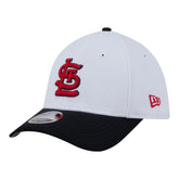 White/Red St. Louis Cardinals New Era Youth Baseball 39THIRTY M-Crown Flex Hat